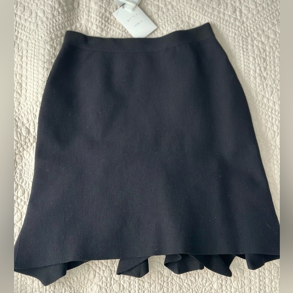 Bottega Veneta new Black Skirt with Flared Hem
